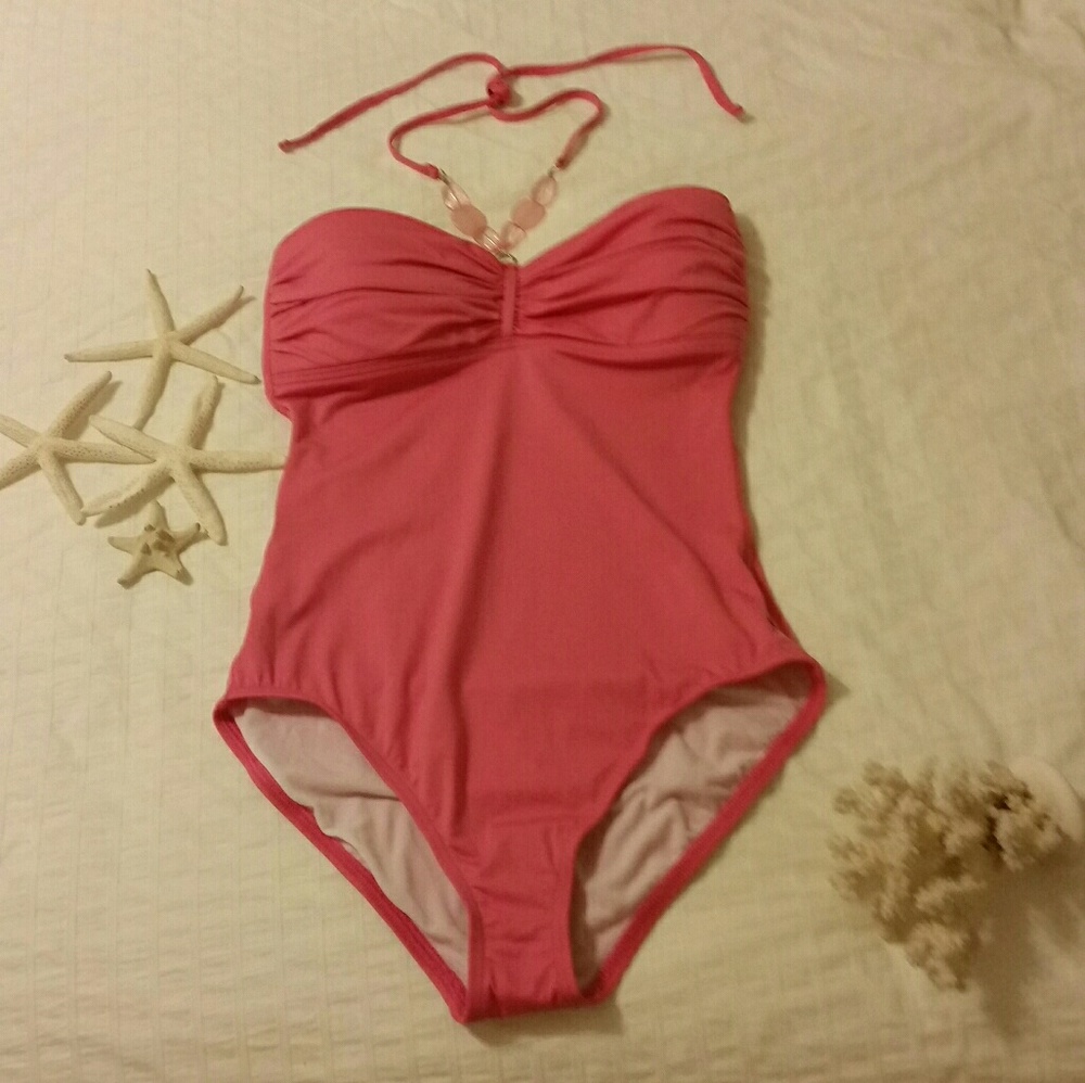 NWT :)FLAMINGO PINK ONE PIECE SIZE 10